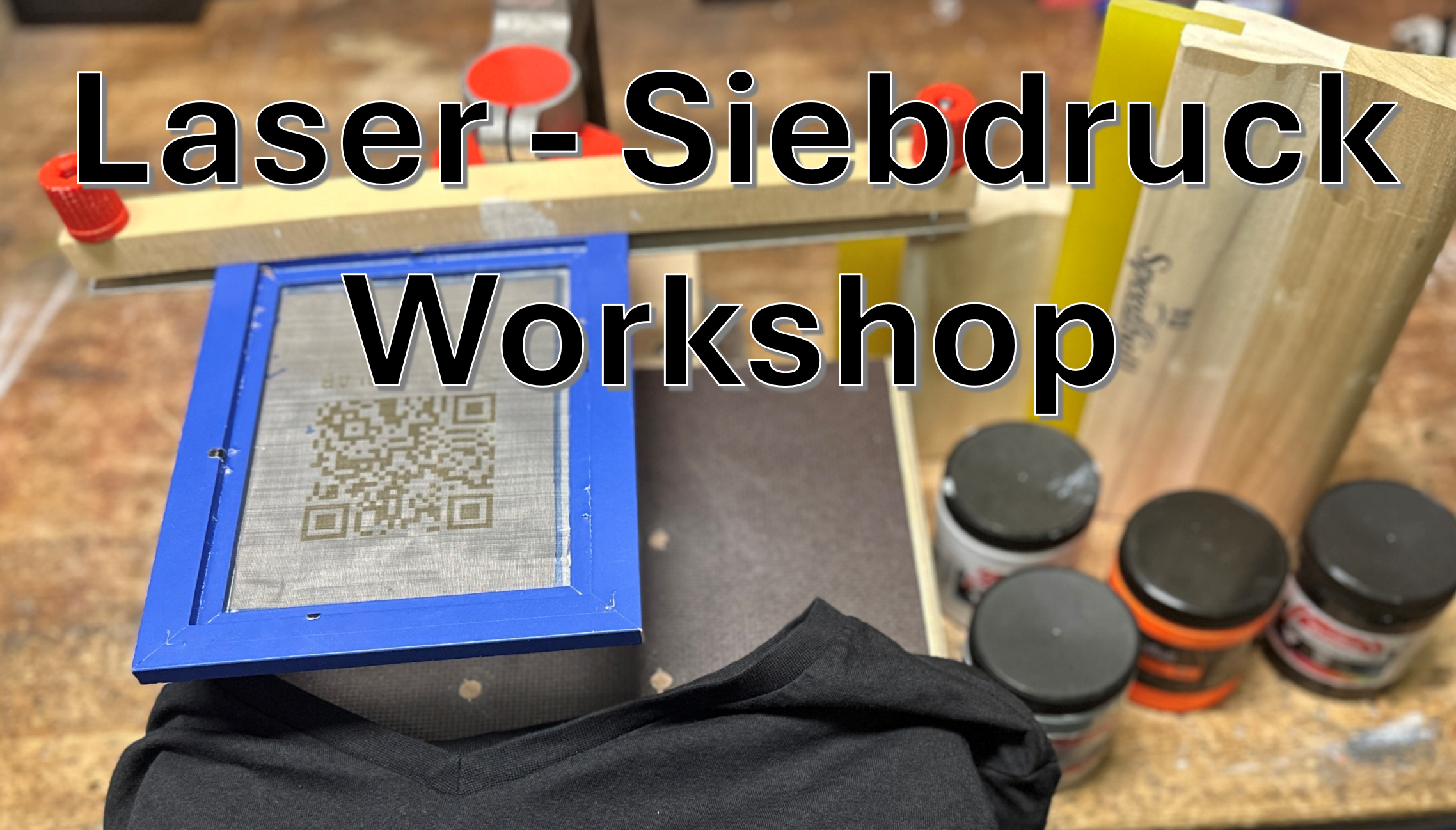 Neu! Laser-Siebdruck Workshop